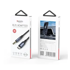 کابل تبدیل USB-C به AUX یسیدو مدل YAU-36 طول 1 متر