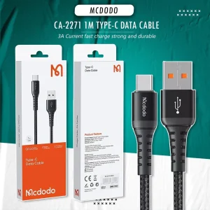 کابل تبدیل USB به USB-C مک دودو مدل CA-2271 طول 1 متر