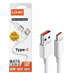 کابل تبدیل USB به USB-C الدینیو مدل ManaSu-per طول 1 متر