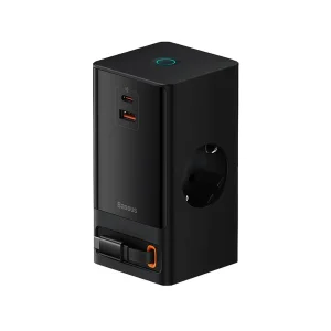شارژر رومیزی 65 وات دو پورت بیسوس مدل CCGAN65-S2ACE