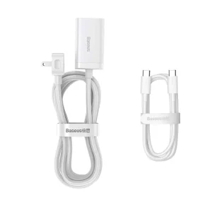 شارژر رومیزی باسئوس مدل Desktop Fast 65W به همراه کابل USB-C