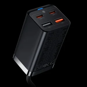 شارژر رومیزی باسئوس مدل Desktop Fast 65W به همراه کابل USB-C