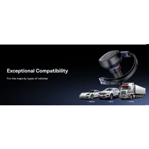 شارژر فندکی 60 وات بیسوس مدل CCTXP-UCL به همراه کابل لایتنینگ و USB-C