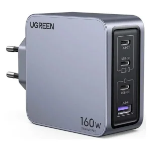 شارژر دیواری 160 وات یوگرین مدل X763-25877 به همراه کابل تبدیل USB-C