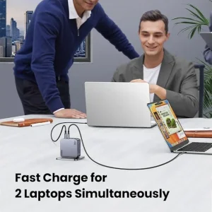 شارژر دیواری 160 وات یوگرین مدل X763-25877 به همراه کابل تبدیل USB-C