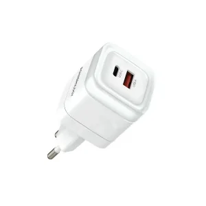 شارژر دیواری 35 وات ۲ پورت پاورولوجی مدل Lunex 35W C