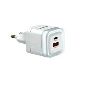 شارژر دیواری 35 وات ۲ پورت پاورولوجی مدل Lunex 35W C