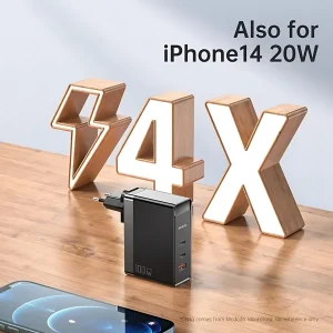 شارژر دیواری 100 وات مک دودو مدل CH-8105 Pro به همراه کابل تبدیل USB-C