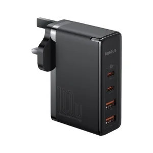 شارژر دیواری 100 وات بیسوس مدل GAN5 PRO 100W به همراه کابل USB-C