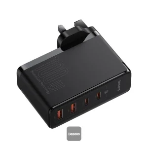 شارژر دیواری 100 وات بیسوس مدل GAN5 PRO 100W به همراه کابل USB-C