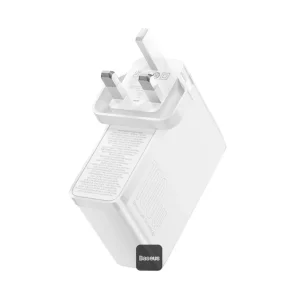 شارژر دیواری 100 وات بیسوس مدل GAN5 PRO 100W به همراه کابل USB-C
