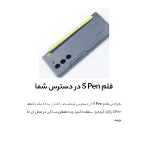 شارژر دیواری سامسونگ مدل EF-OF94K به همراه قلم S Pen و کاور گلسی Z Fold5