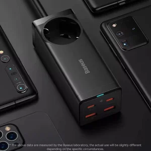 شارژر رومیزی 100 وات  بیسوس مدل CCGAN100-1ACE به همراه کابل USB-C