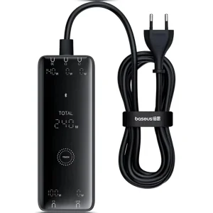 شارژر دیواری 240 وات بیسوس مدل Ultra Fast 240W