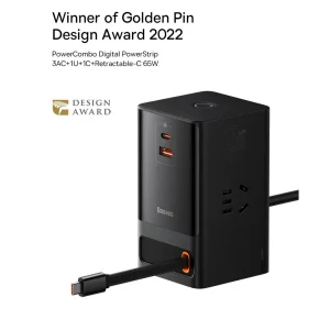 شارژر رومیزی باسئوس مدل PSLR000001 به همراه کابل USB-C