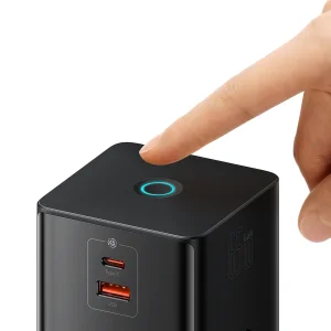 شارژر رومیزی باسئوس مدل PSLR000001 به همراه کابل USB-C