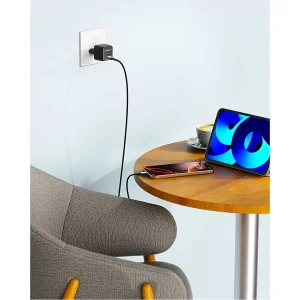شارژر دیواری 45 وات پاورولوژی مدل Gan2 به همراه کابل USB-C