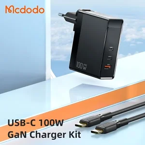 شارژر دیواری 100 وات مک دودو مدل CH-810 GaN Version 100W