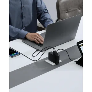 شارژر دیواری 160 وات بیسوس مدل GaN5 Pro 2C+U به همراه کابل تبدیل USB-C