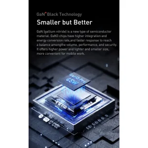 شارژر دیواری باسئوس مدل GAN5 PRO 65W به همراه کابل USB-C