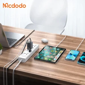شارژر دیواری مک دودو مدل Gan 5 PRO CH-1542 به همراه کابل تبدیل USB-C
