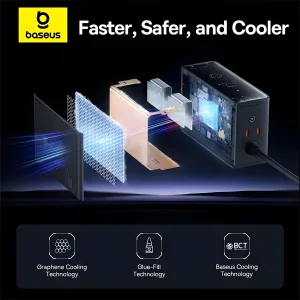 شارژر رومیزی 240 وات بیسوس مدل B-P101 240W