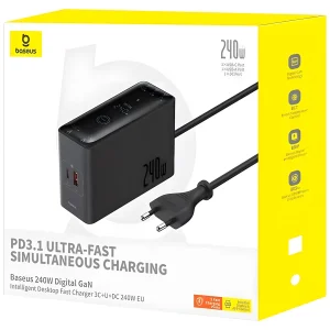 شارژر رومیزی 240 وات بیسوس مدل B-P101 240W