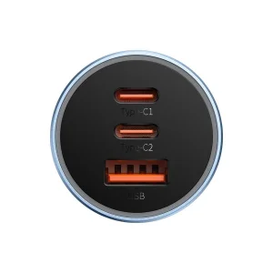 شارژر فندکی 65 وات باسئوس مدل Golden Contactor Pro 65W