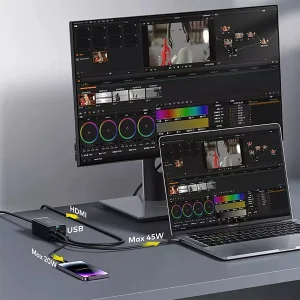 شارژر رومیزی بیسوس مدل GaN-5 Pro 67W