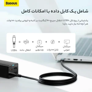 شارژر رومیزی بیسوس مدل GaN-5 Pro 67W