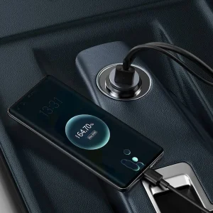شارژر فندکی باسئوس مدل CCBT-B0G 120W