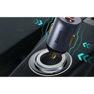 شارژر فندکی باسئوس مدل CCBT-B0G 120W