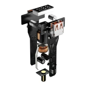 شارژر فندکی 100 وات بیسوس مدل Dual Quick 100W