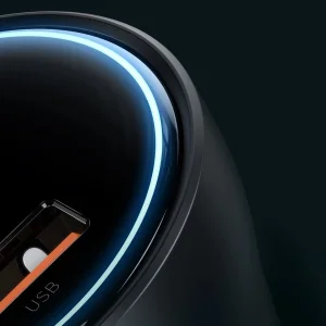 شارژر فندکی 160 وات باسئوس مدل TZCCZM-0G به همراه کابل USB-C