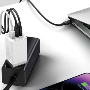 شارژر دیواری 65 وات باسئوس مدل CCGP120202 به همراه کابل USB-C