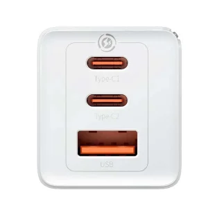 شارژر دیواری 65 وات باسئوس مدل CCGP120202 به همراه کابل USB-C