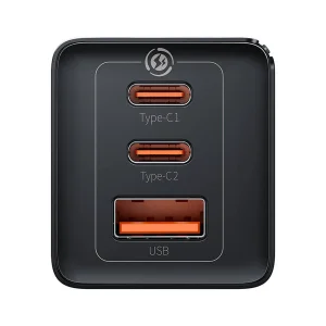 شارژر دیواری 65 وات باسئوس مدل GaN5 Pro Fast Charger به همراه کابل USB-C