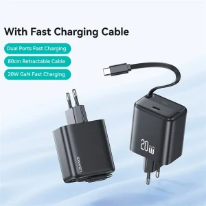 شارژر دیواری 20 وات یوسمز مدل CC233 به همراه کابل USB-C