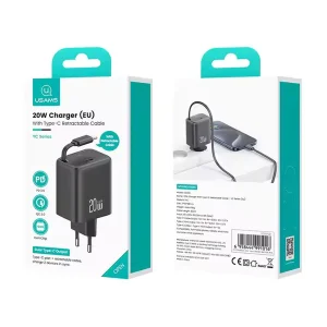 شارژر دیواری 20 وات یوسمز مدل CC233 به همراه کابل USB-C