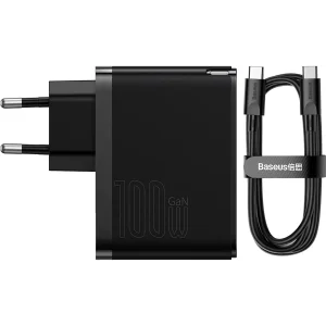شارژر دیواری باسئوس مدل GaN5 Pro 100W CCGP090201