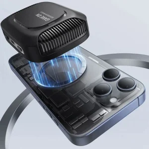 شارژر رومیزی 15 وات بیسوس مدل  15W Wireless Charger Magnetic Phone Cooler