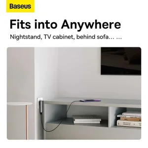 شارژر دیواری 65 وات بیسوس مدل GaN5 Pro Ultra-Slim به همراه کابل تبدیل USB-C