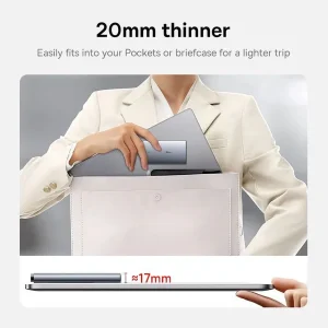 شارژر دیواری 65 وات بیسوس مدل GaN5 Pro Ultra-Slim به همراه کابل تبدیل USB-C