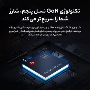 شارژر دیواری 65 وات بیسوس مدل GaN5 Pro Ultra-Slim به همراه کابل تبدیل USB-C
