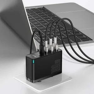 شارژر دیواری باسئوس مدل CCGAN2P-K01 به همراه کابل USB-C