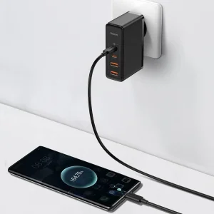 شارژر دیواری باسئوس مدل CCGAN2P-K01 به همراه کابل USB-C