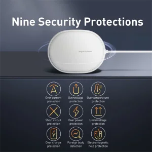 شارژر بی سیم باسئوس مدل W518 MagSafe