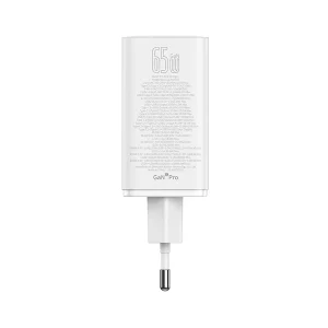 شارژر دیواری 65 وات بیسوس مدل GAN6 PRO 65W به همراه کابل USB-C