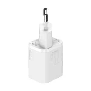 شارژر دیواری باسئوس مدل TZCCSUP-B02 به همراه کابل تبدیل لایتنینگ