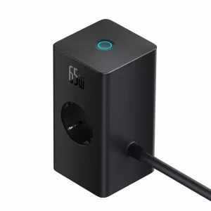 هاب شارژر 4 پورت 65 وات بیسوس مدل PSLR000301